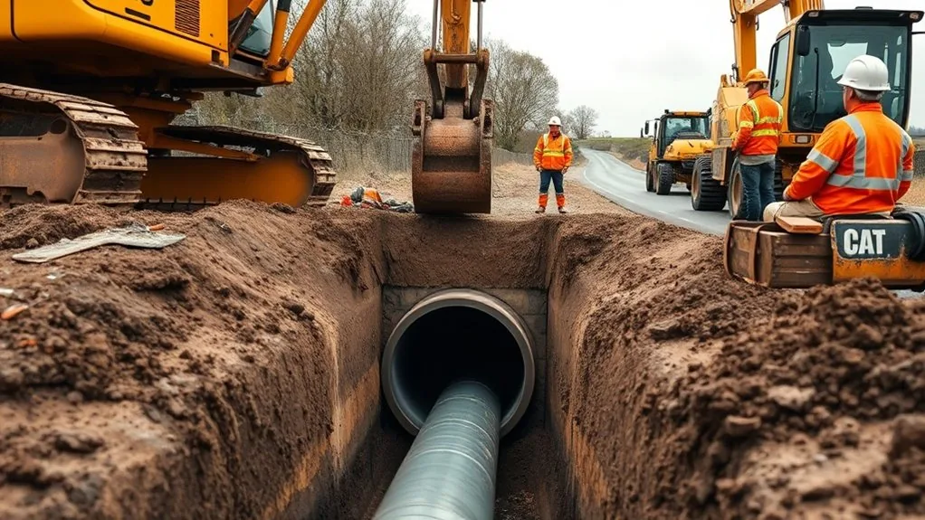 Pipe Ramming in Gillingham | Driving Pipes Under Roads, Walls & Buildings